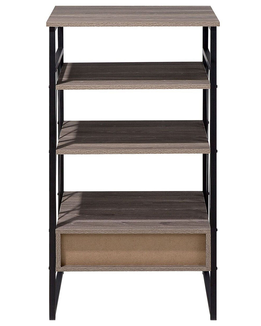 3 Tier Shelving Unit 101 cm Taupe Lucia