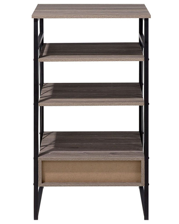 3 Tier Shelving Unit 101 cm Taupe Lucia