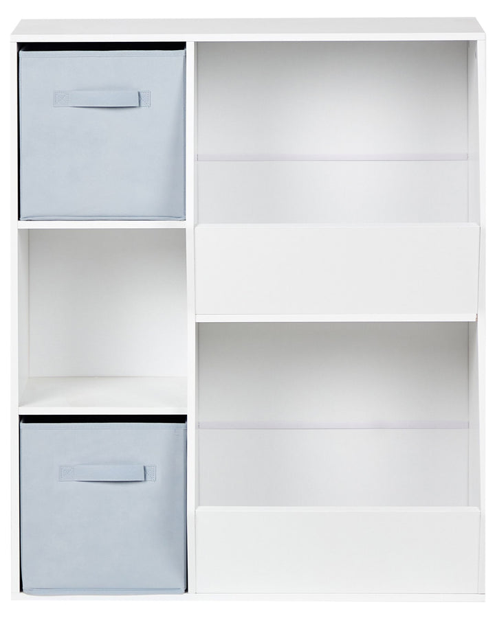 3 Tier Shelving Unit 93 cm White Alberico