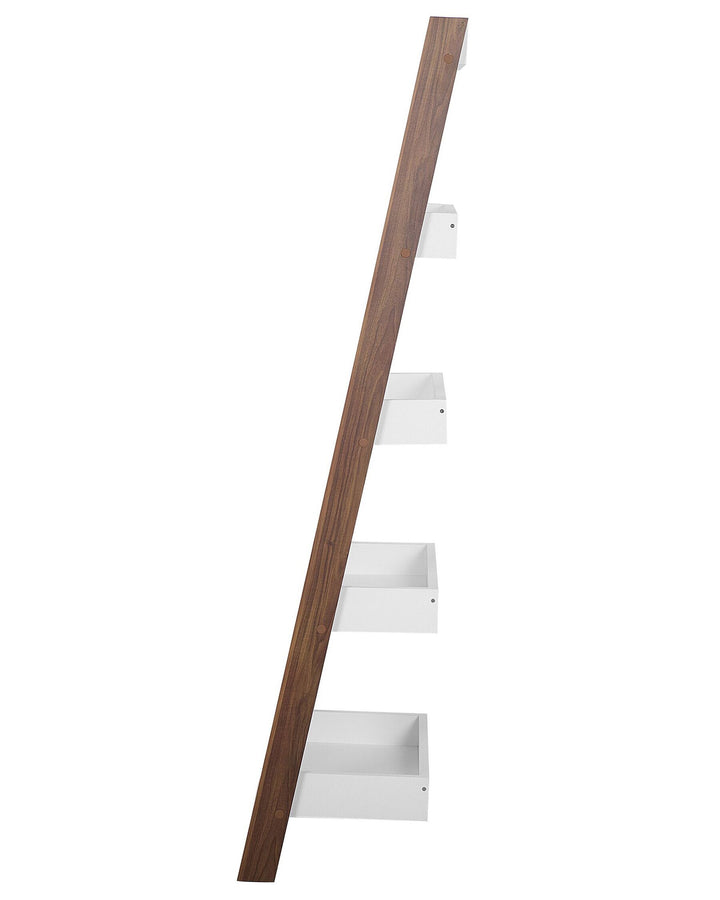5 Tier Shelving Unit 164 cm Brown/ White Susan