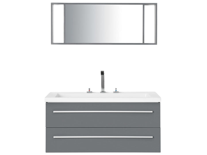 Bathroom Vanity Set 101 cm 48 cm Grey Almeria