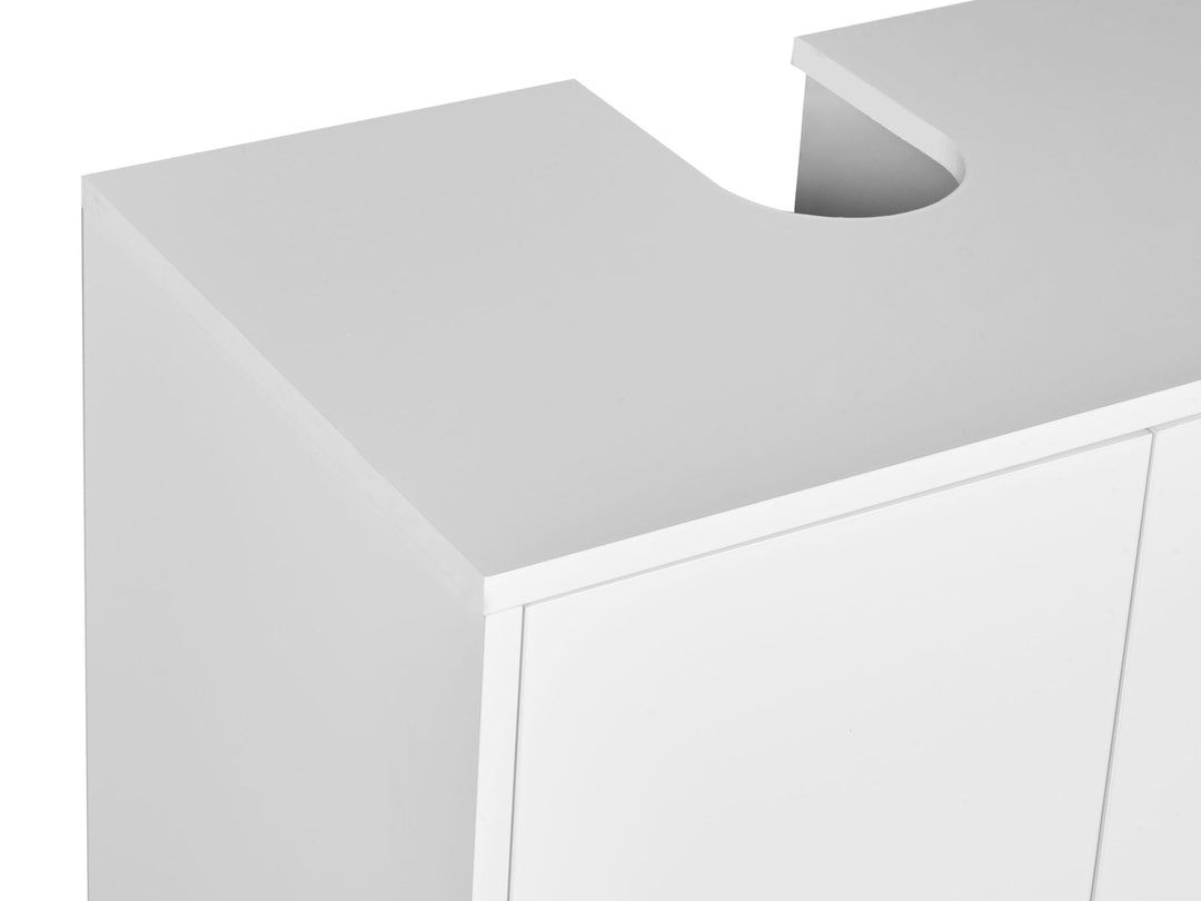 Washbasin Cabinet 80 cm White Nubes