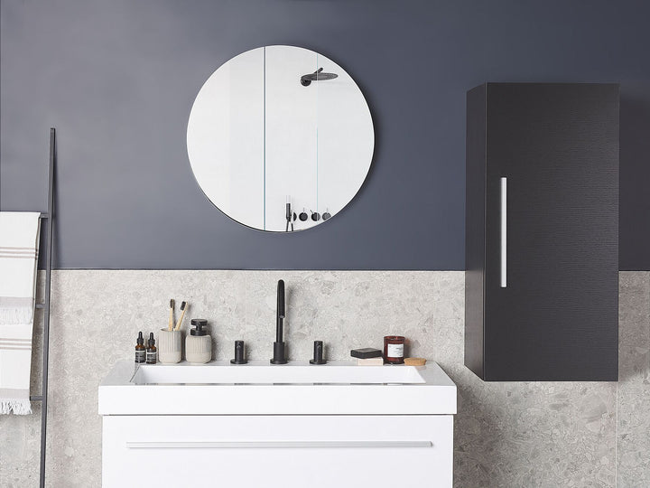 Bathroom Wall Mounted Cabinet 40 cm Black Bilbao
