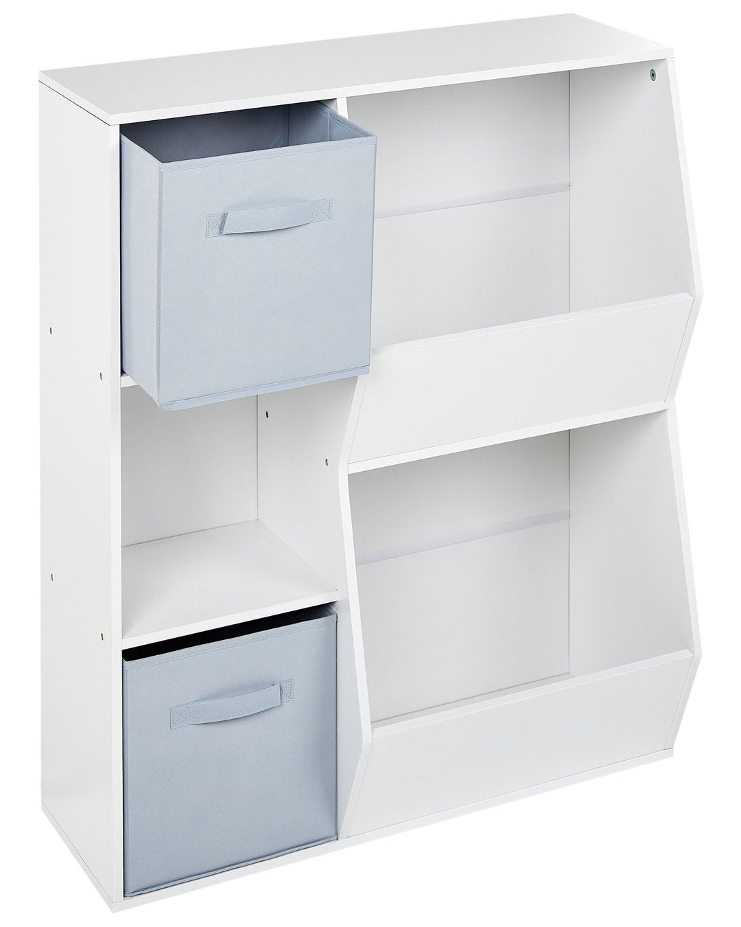 3 Tier Shelving Unit 93 cm White Alberico