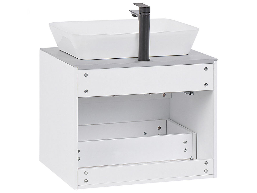 Bathroom Vanity Set 60 cm White Manzon