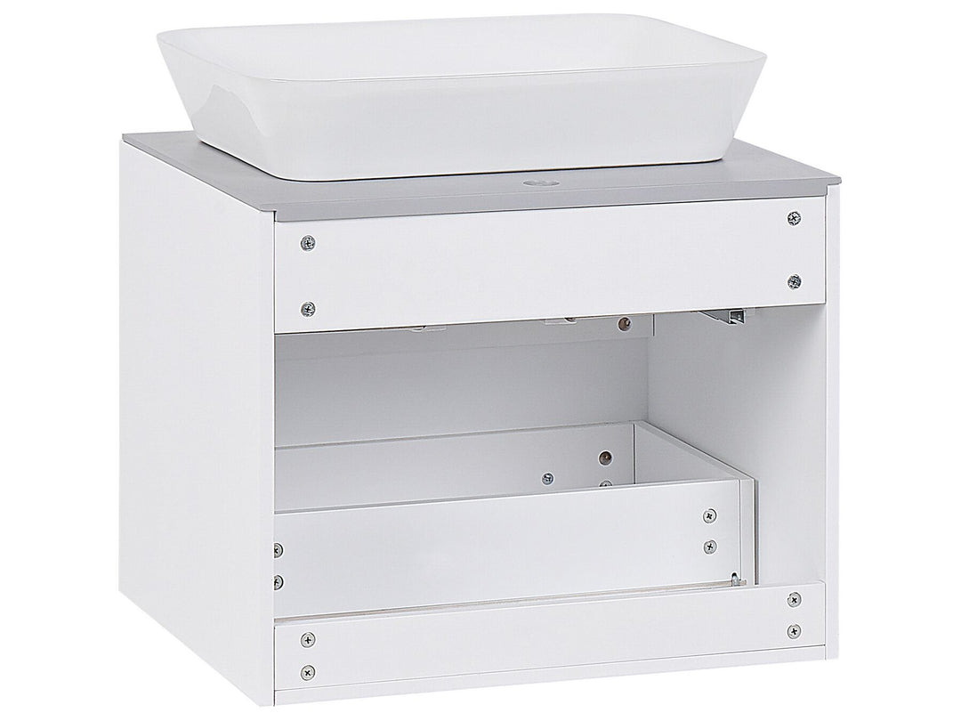 Bathroom Vanity Set 60 cm White Manzon