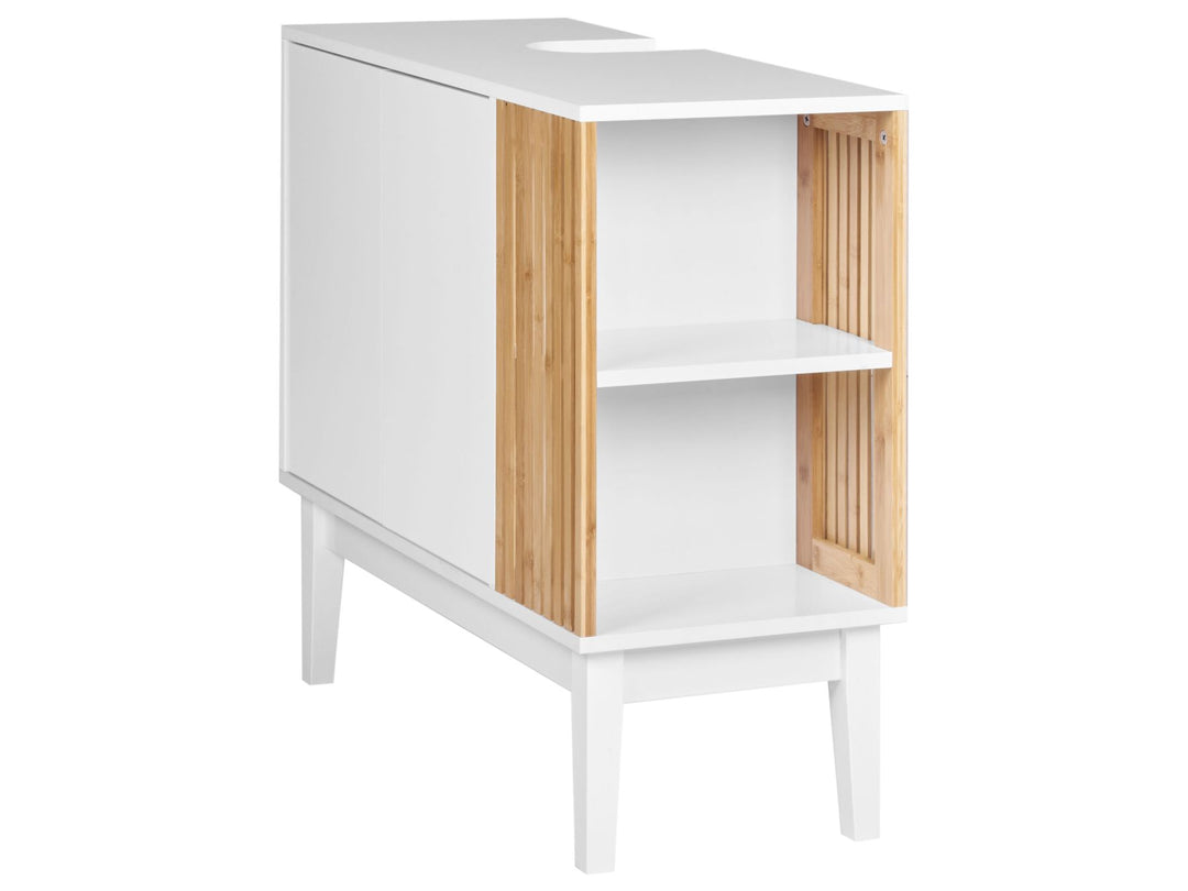 Washbasin Cabinet 80 cm White Nubes