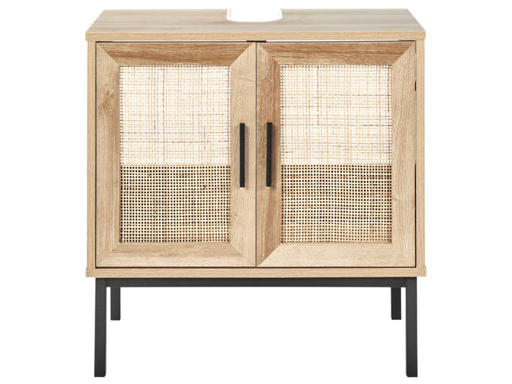 Washbasin Cabinet 60 cm Light Brown Rosell