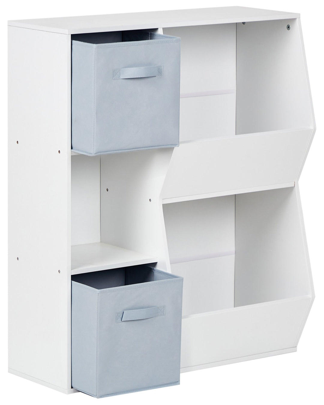 3 Tier Shelving Unit 93 cm White Alberico