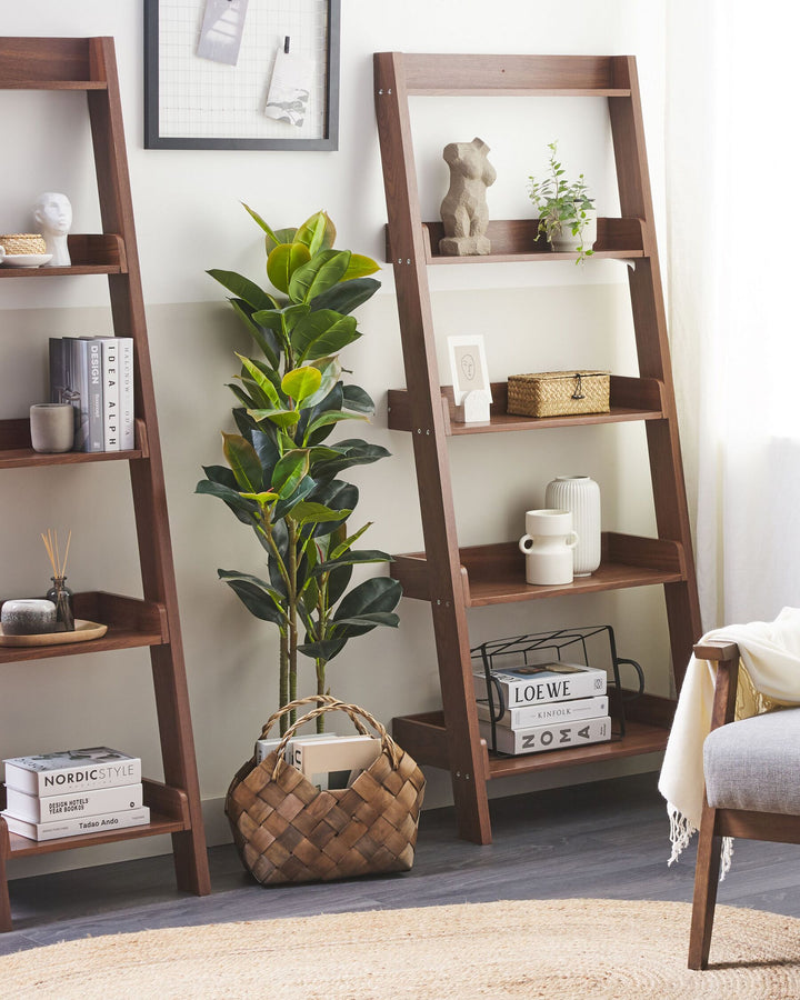 5 Tier Shelving Unit 167 cm Dark Brown Susan