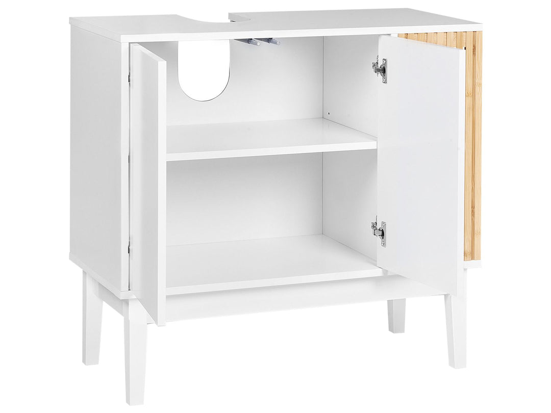 Washbasin Cabinet 80 cm White Nubes