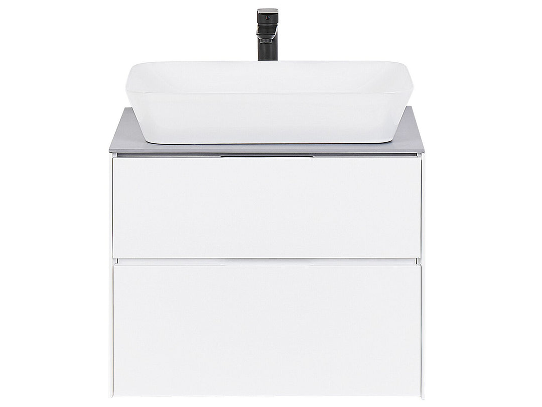Bathroom Vanity Set 60 cm White Manzon