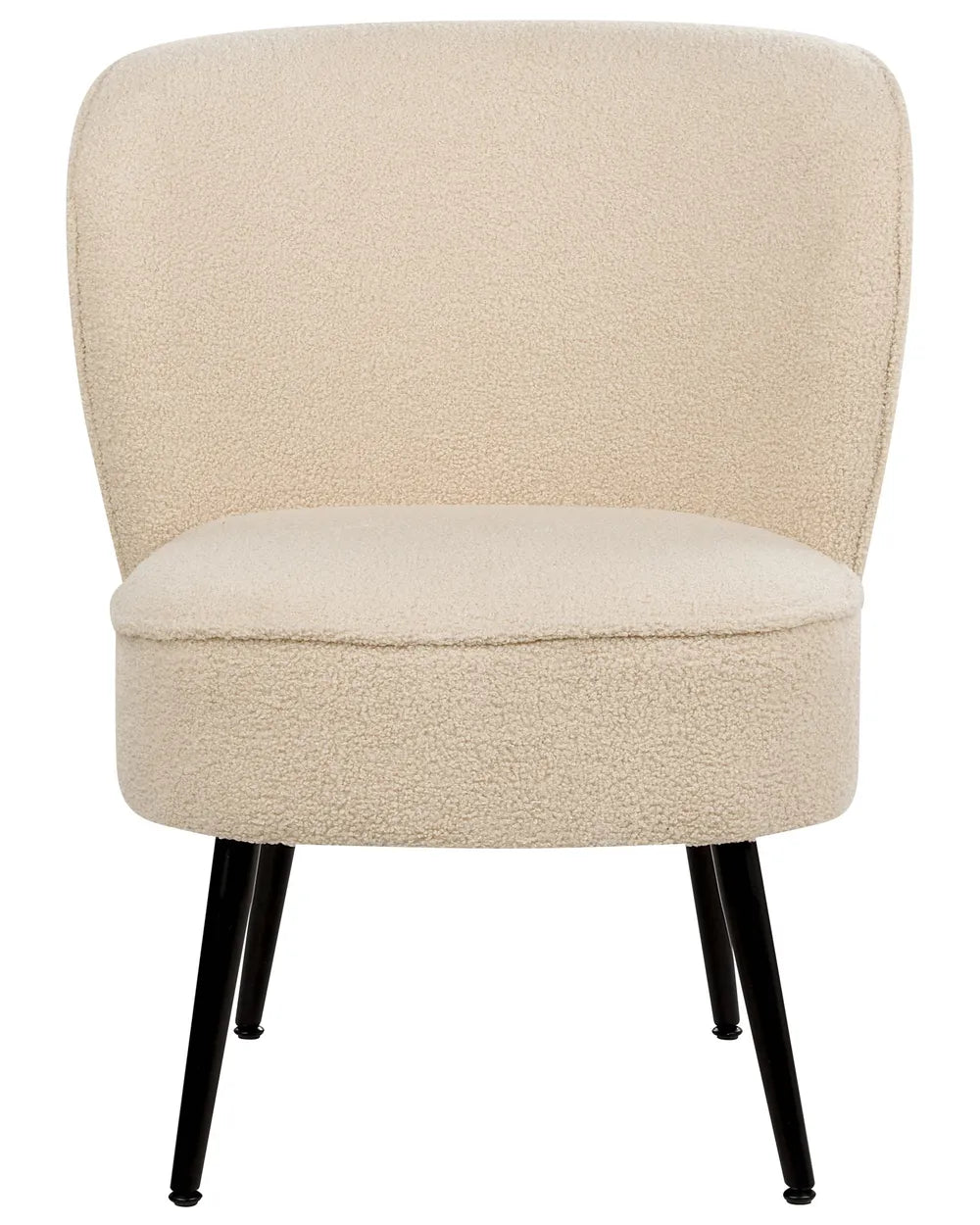Armchair Boucle Light Beige Smelda