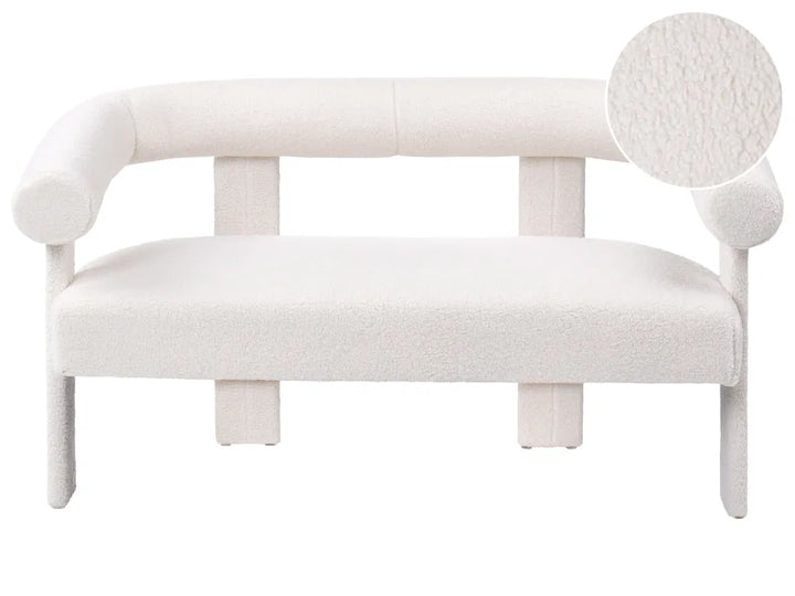 Sofa 2 Seater Boucle Off-White Askolds