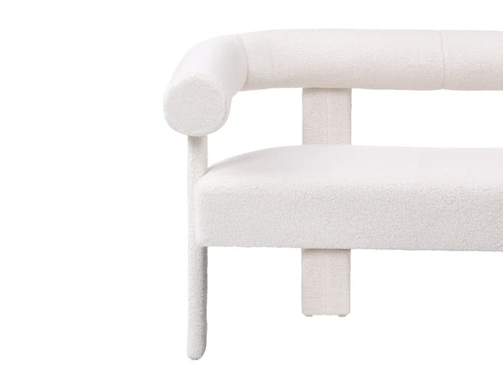 Sofa 2 Seater Boucle Off-White Askolds