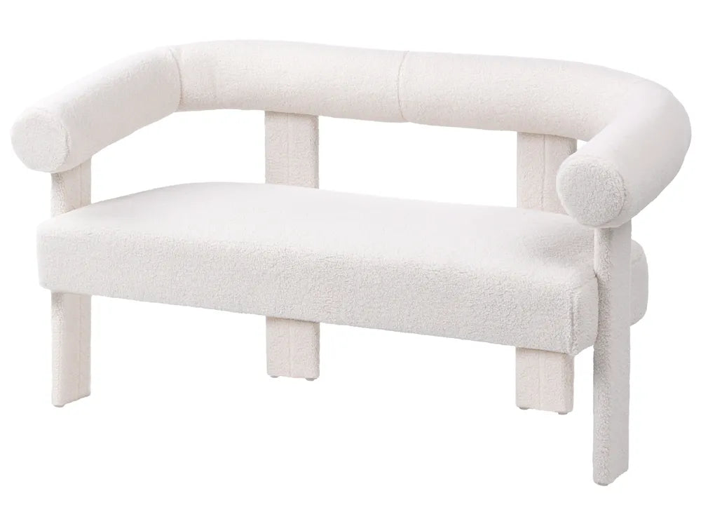 Sofa 2 Seater Boucle Off-White Askolds