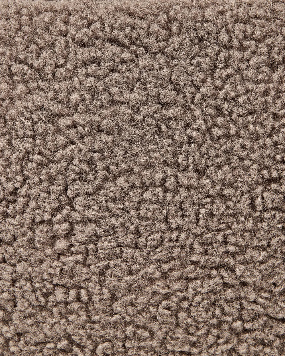 Armchair Boucle Brown Lasca