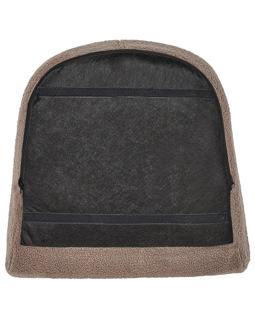 Armchair Boucle Brown Lasca