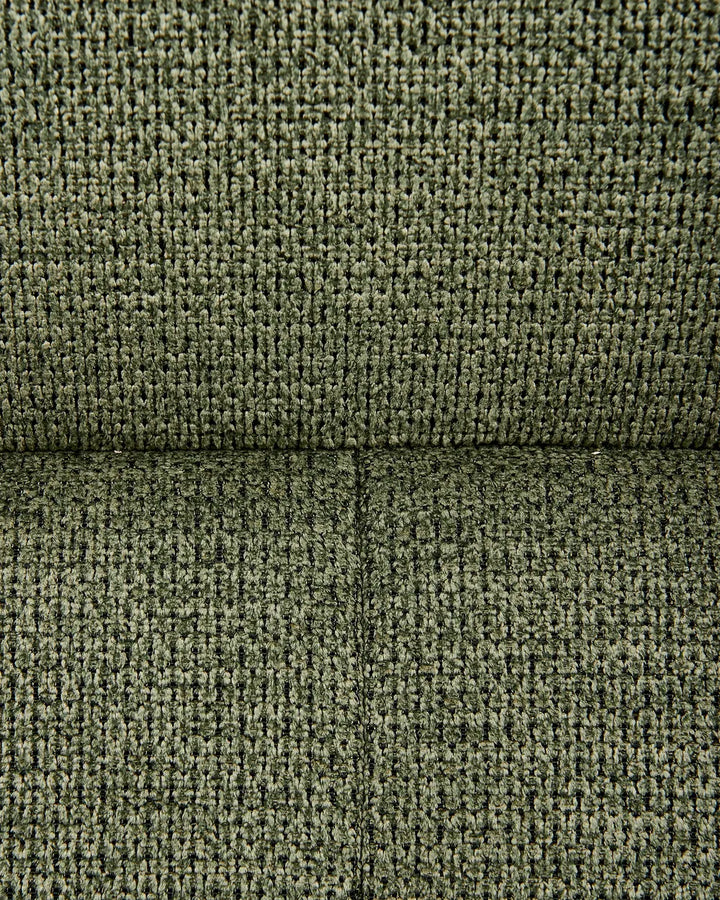 Massage Chair with Footstool Fabric Green Wimberly