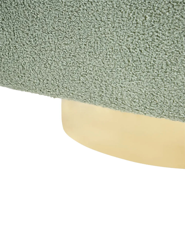 Armchair Boucle Light Green Hana