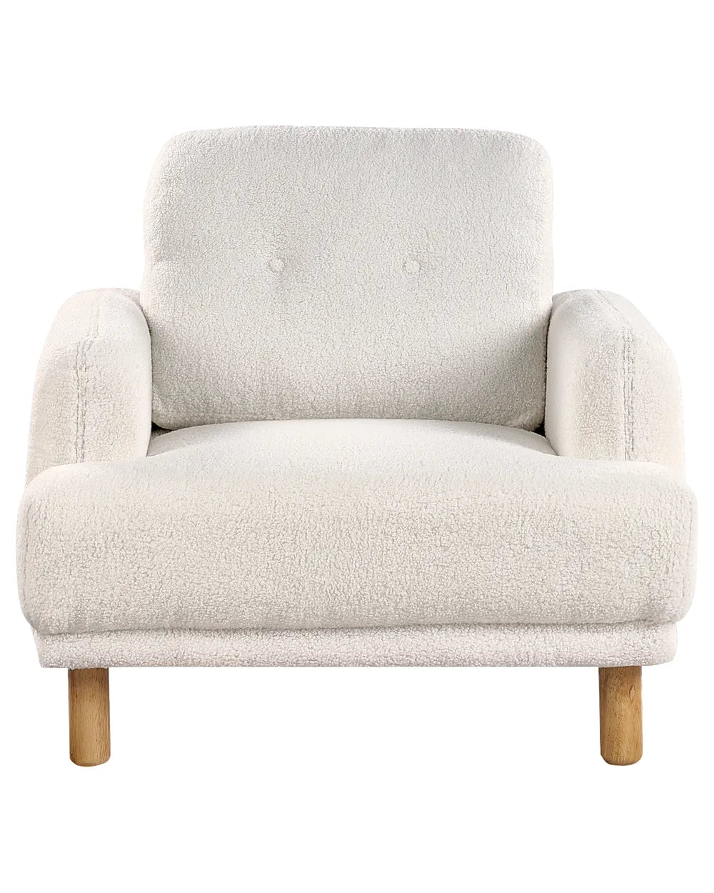 Armchair Boucle White Shelbi