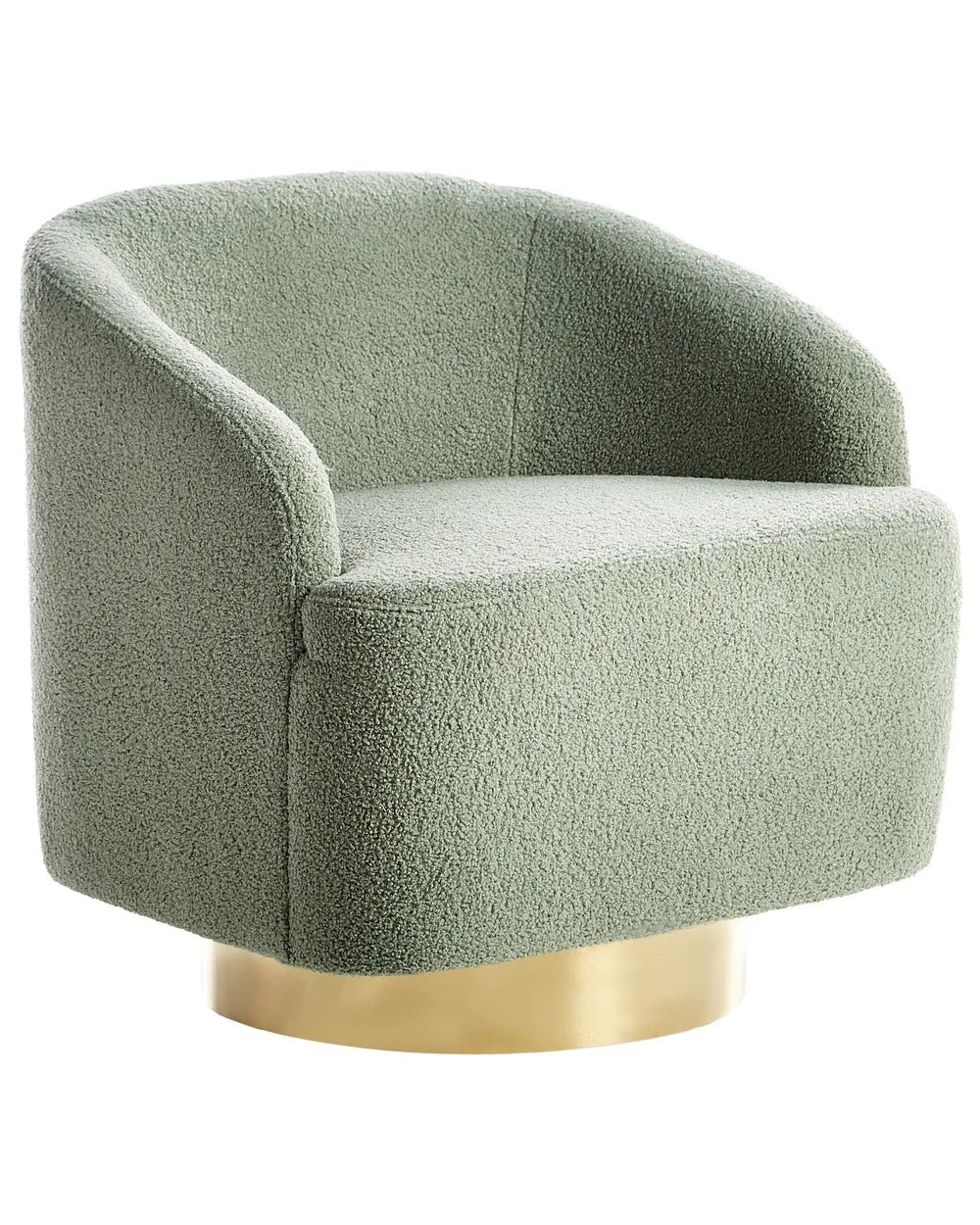 Armchair Boucle Light Green Hana