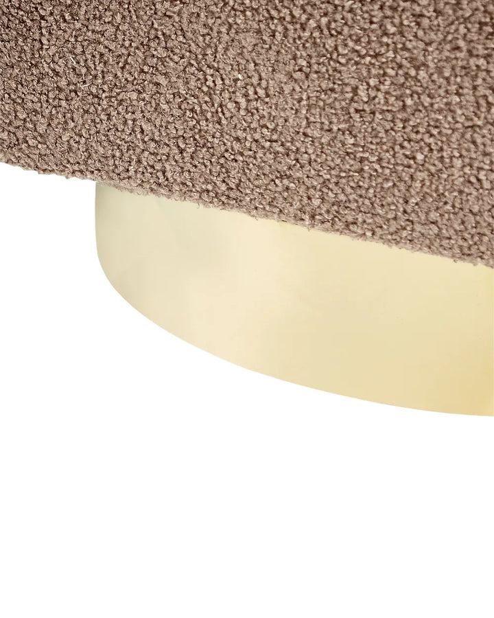 Armchair Fabric Brown Hana