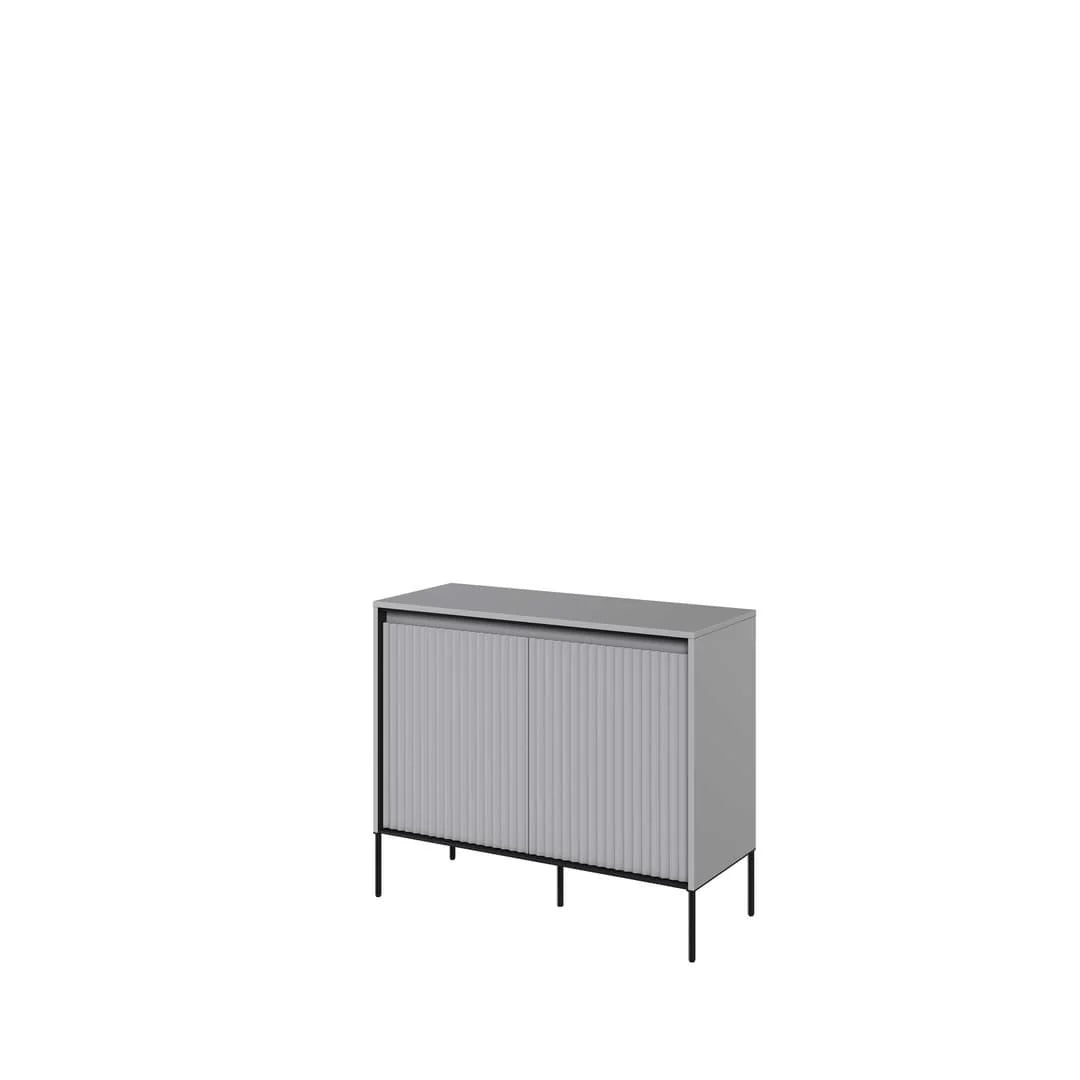 Sideboard Cabinet 98cm Grey Matt Trend