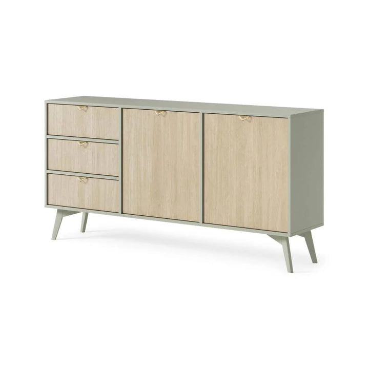 Large Sideboard Cabinet 158cm Green Forest