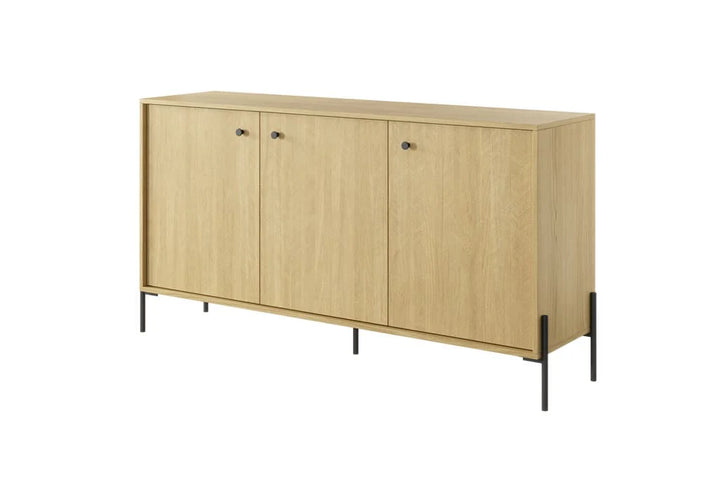 Sideboard Cabinet 157cm Scandi Oak Scandi