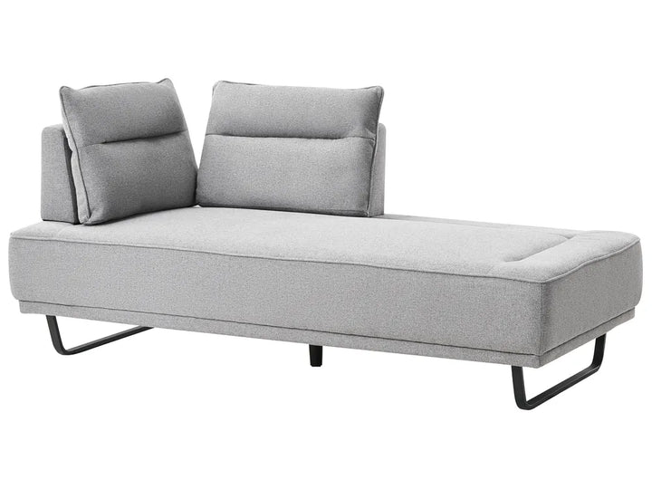 Sofa 3 Seater Fabric Grey Ambert