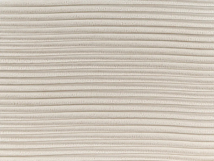 Sofa 3 Seater Corduroy Light Beige Deavan