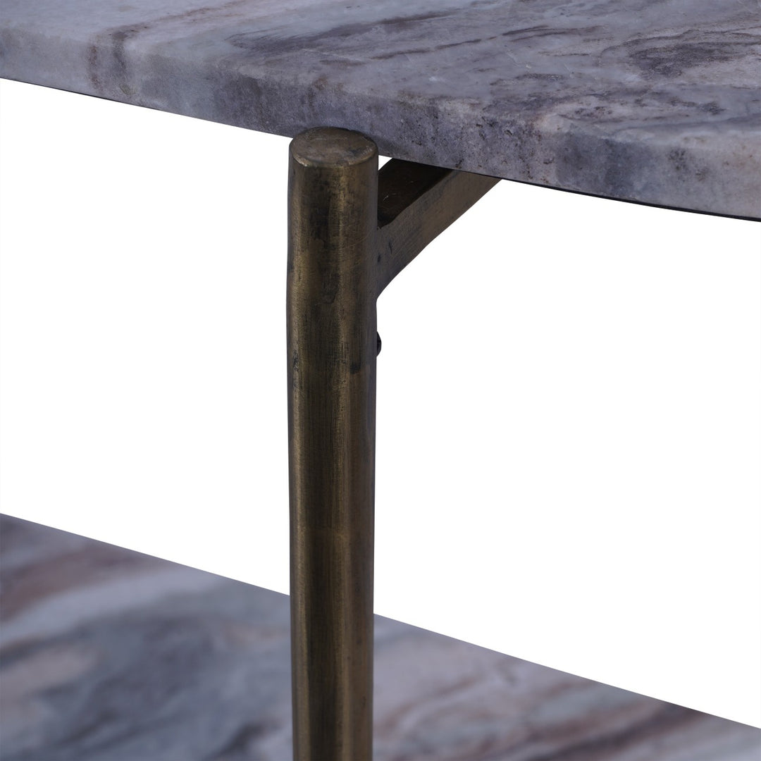Libra Toronto Marble Top and Base Console Table