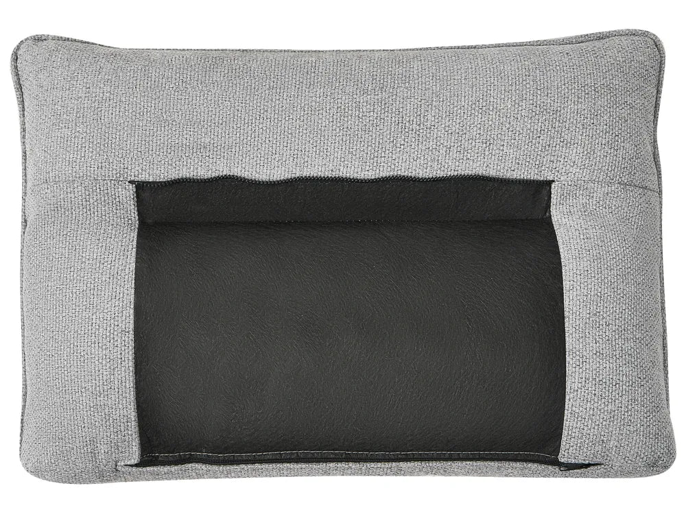 Sofa 3 Seater Fabric Grey Ambert