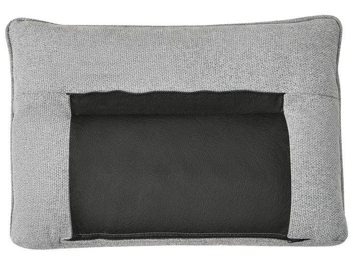 Sofa 3 Seater Fabric Grey Ambert