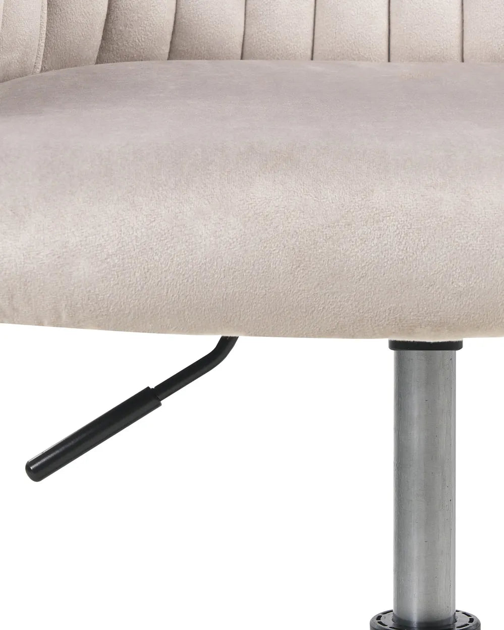 Desk Chair Velvet Taupe Gilman