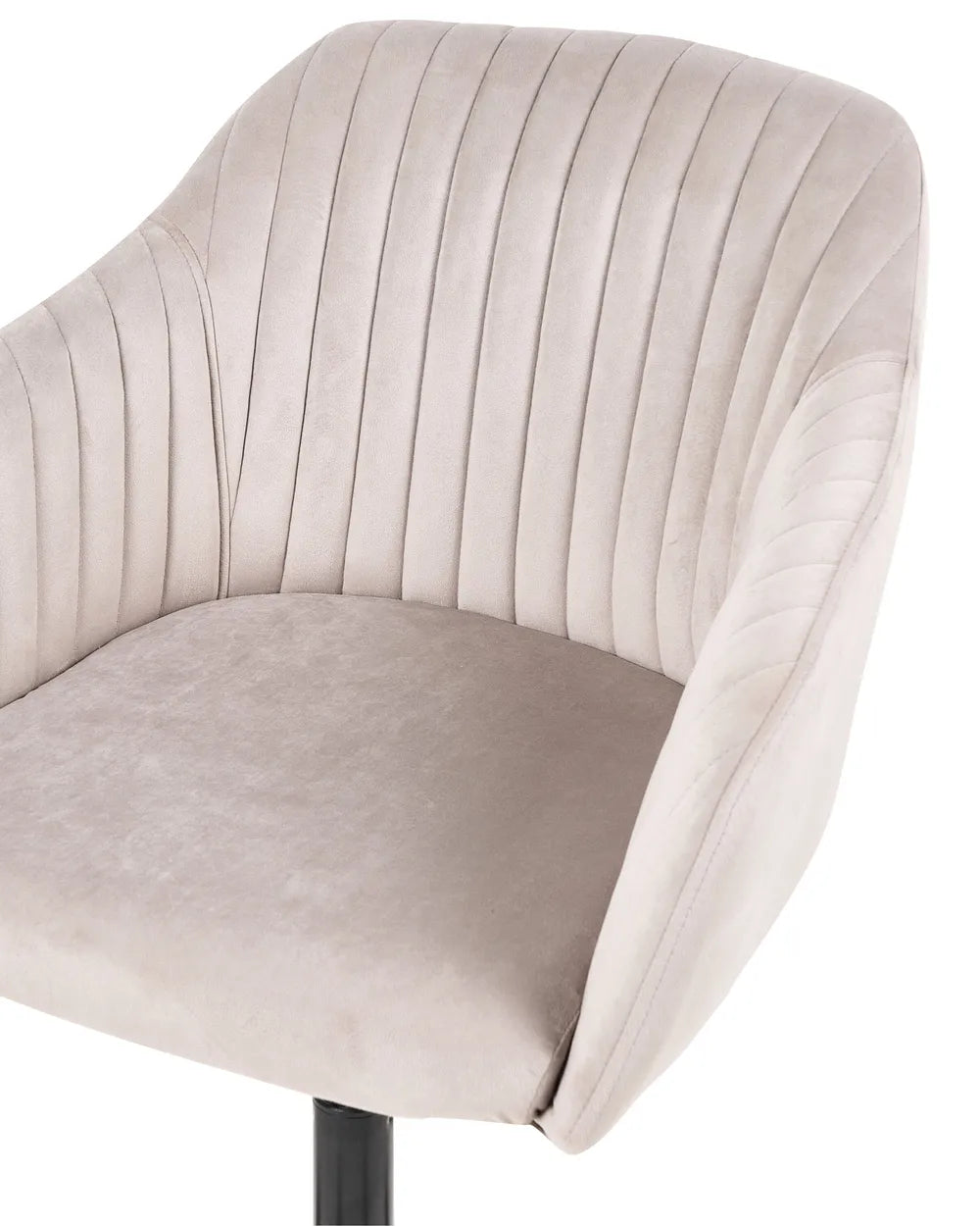 Desk Chair Velvet Taupe Gilman