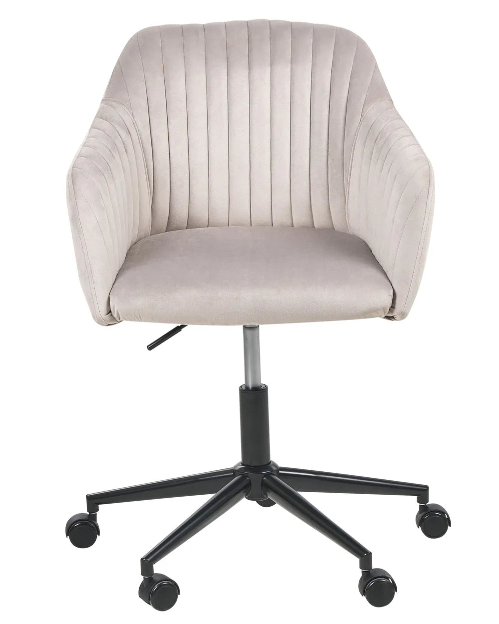 Desk Chair Velvet Taupe Gilman