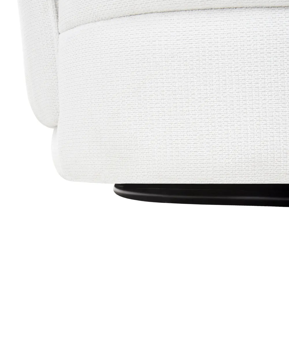 Swivel Armchair Fabric Off-White Glendora
