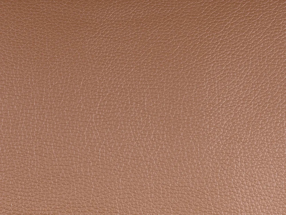 Sofa 2 Seater Faux Leather Golden Brown Altman
