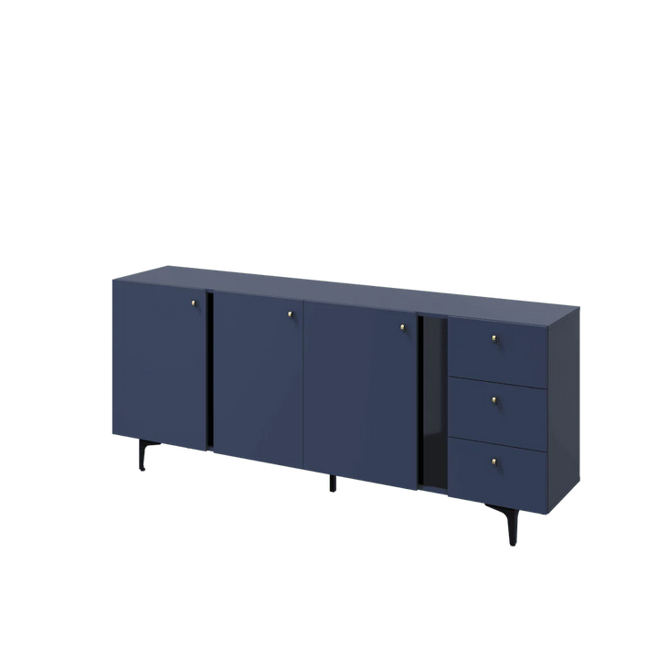 Sideboard Cabinet 200cm Navy Milano