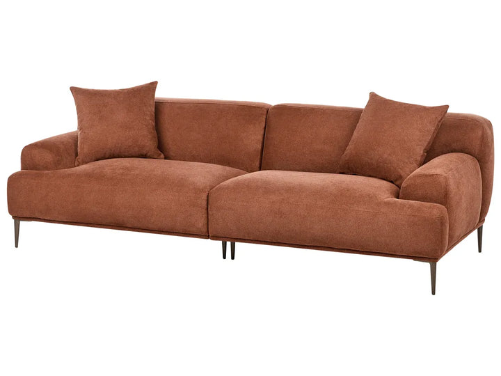 Sofa 3 Seater Fabric Golden Brown Jossilynn