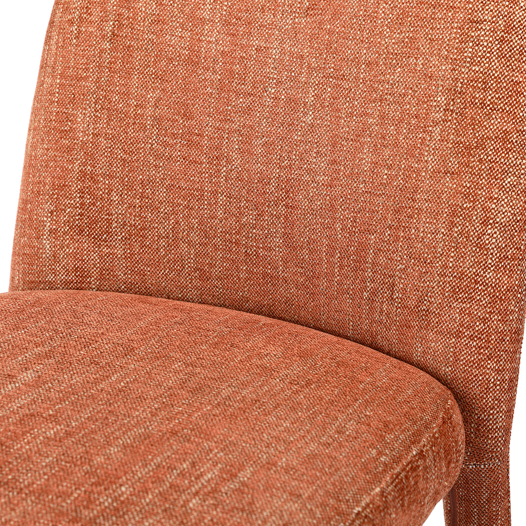 Libra Pair of Eska Brown Fabric Dining Chair