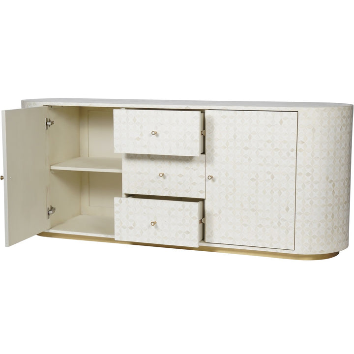 Libra Aspen Bone Inlay Buffet Sideboard