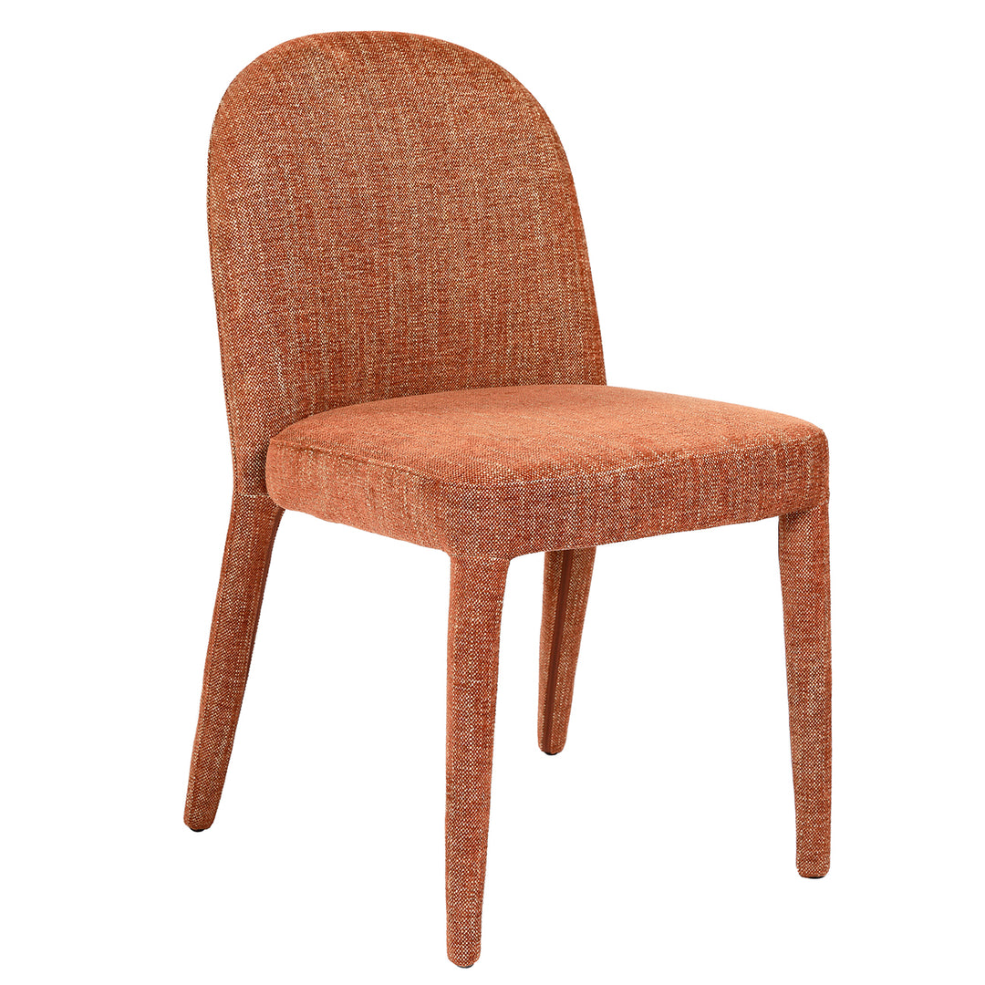 Libra Pair of Eska Brown Fabric Dining Chair