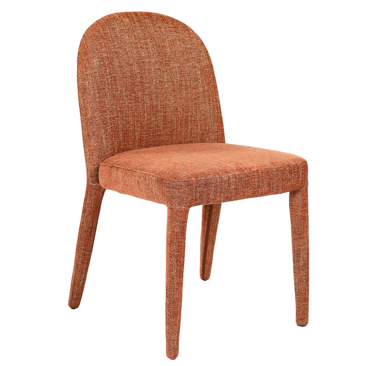 Libra Pair of Eska Brown Fabric Dining Chair