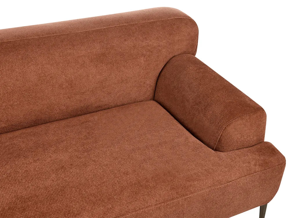 Sofa 3 Seater Fabric Golden Brown Jossilynn