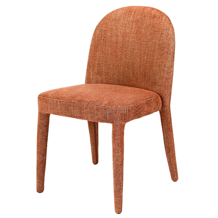 Libra Pair of Eska Brown Fabric Dining Chair