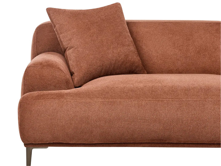 Sofa 3 Seater Fabric Golden Brown Jossilynn