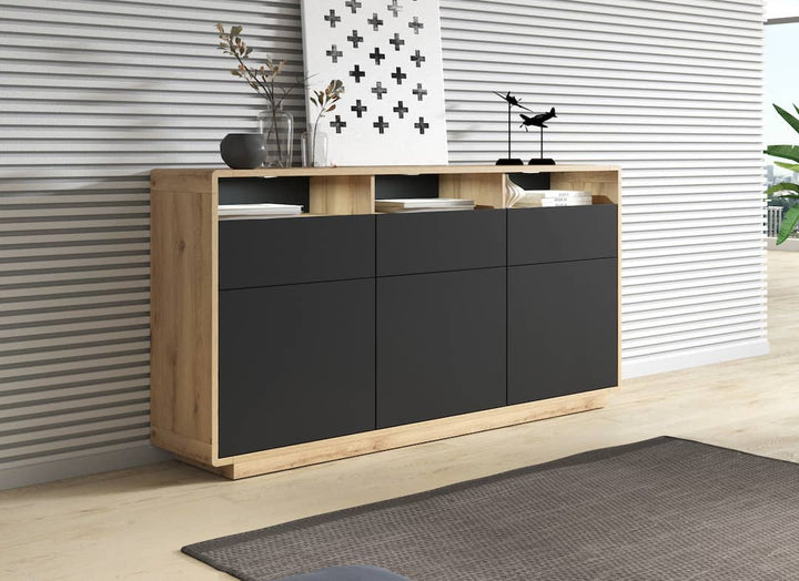 Sideboard Cabinet Black Aston 26